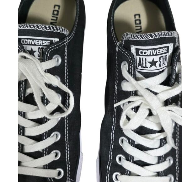 Converse Chuck Taylor All Star Low Mens Shoes Size 10 US Men, Black/White - Picture 3 of 7